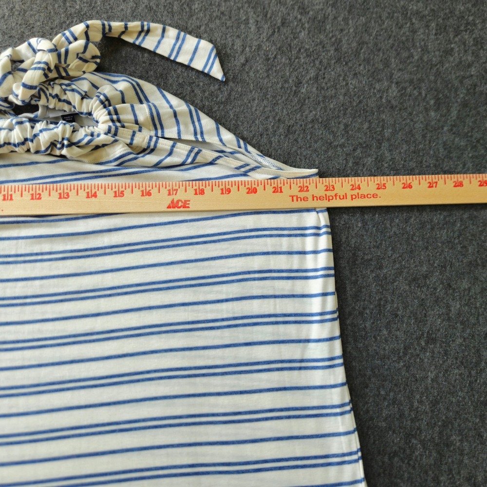 Cabi XL Striped Halter Top - Beachy Coastal Princess Nautical Poolside Swim EUC - Picture 3 of 6